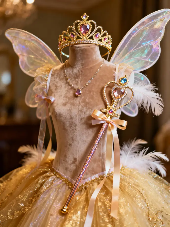 Key components of stunning princess tutu cosplays—vibrant skirts, fitted bodices, and enchanting accessories.
