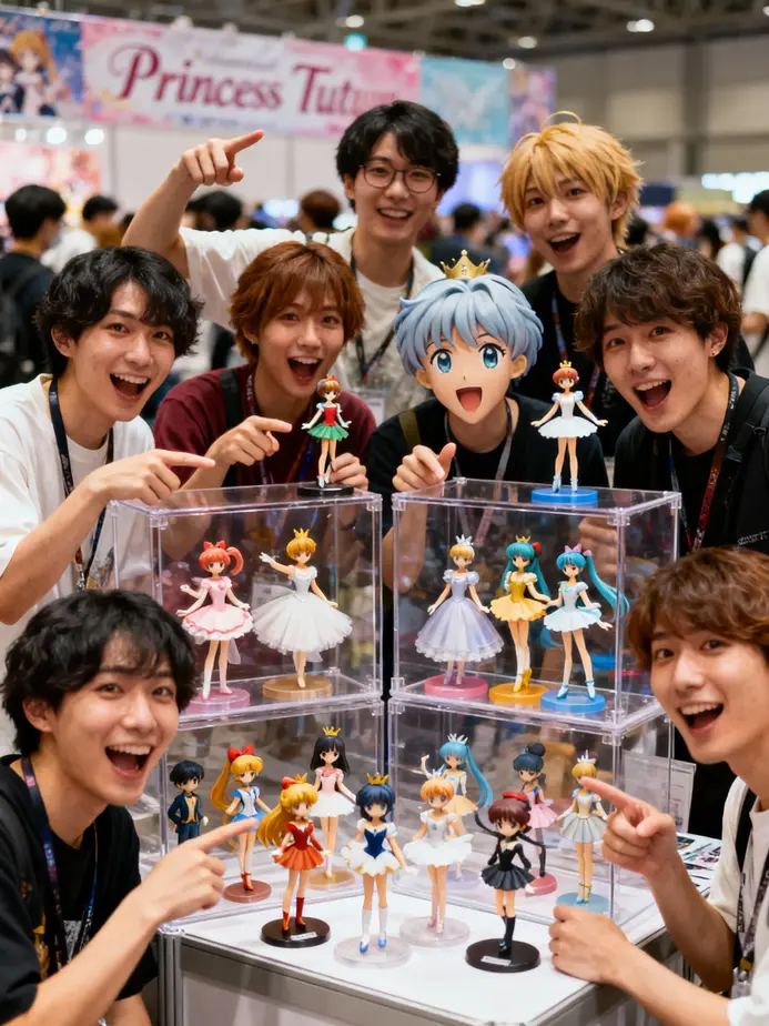 A captivating collection of Princess Tutu figures capturing the essence of ballet and character design.