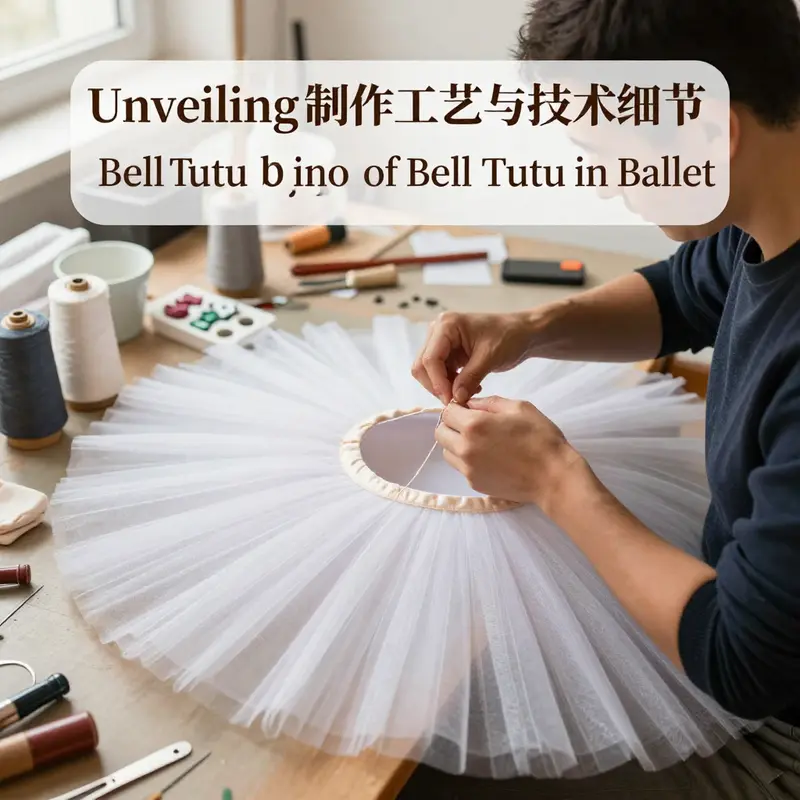 A ballet dancer demonstrates the bell tutu, highlighting its classic silhouette and historical significance.