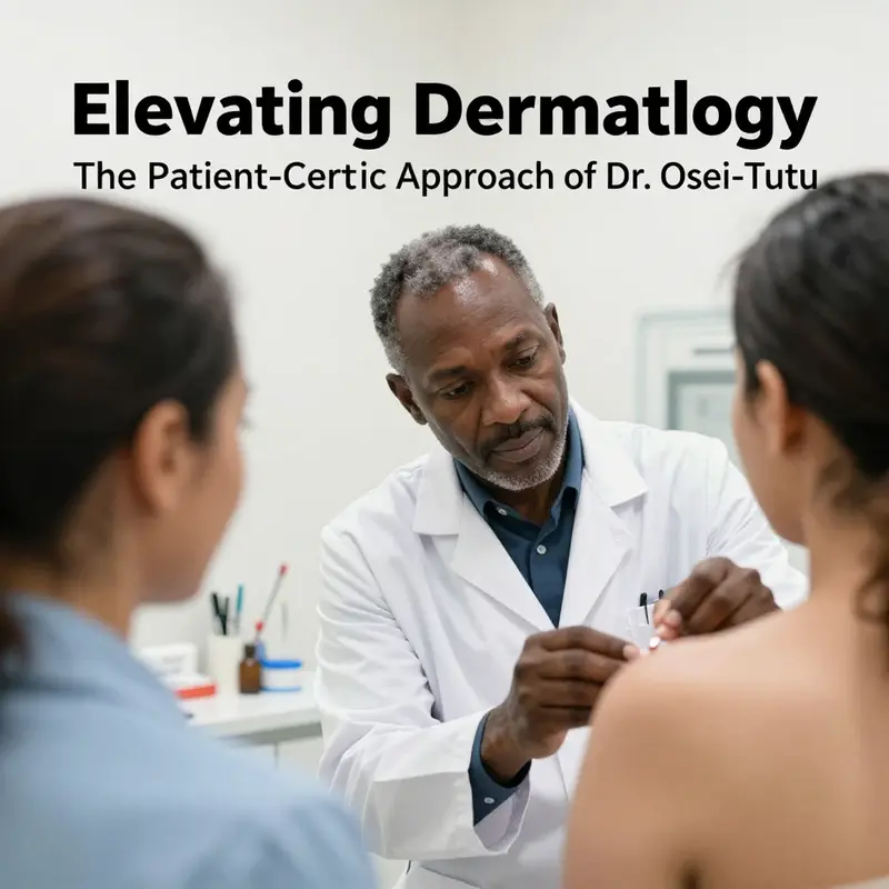 The inviting waiting area at Dr. Osei Tutu’s practice, emphasizing comfort and care.