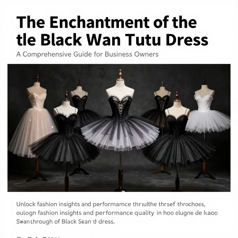An artistic composition of several Black Swan tutu dresses arranged beautifully, highlighting the depth and beauty of the garment's design.