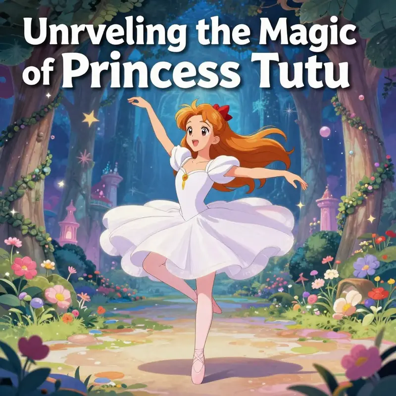 An enchanting cover image of Princess Tutu, embodying grace and the magical elements of her story.
