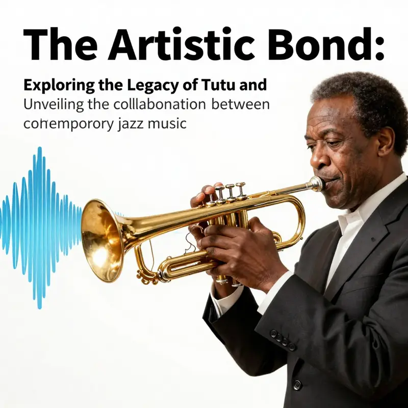 A striking image of a trumpet blending with digital sound waves, symbolizing jazz innovation.