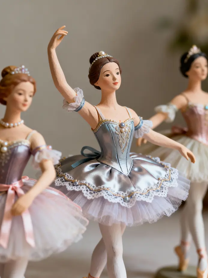 A captivating collection of Princess Tutu figures capturing the essence of ballet and character design.