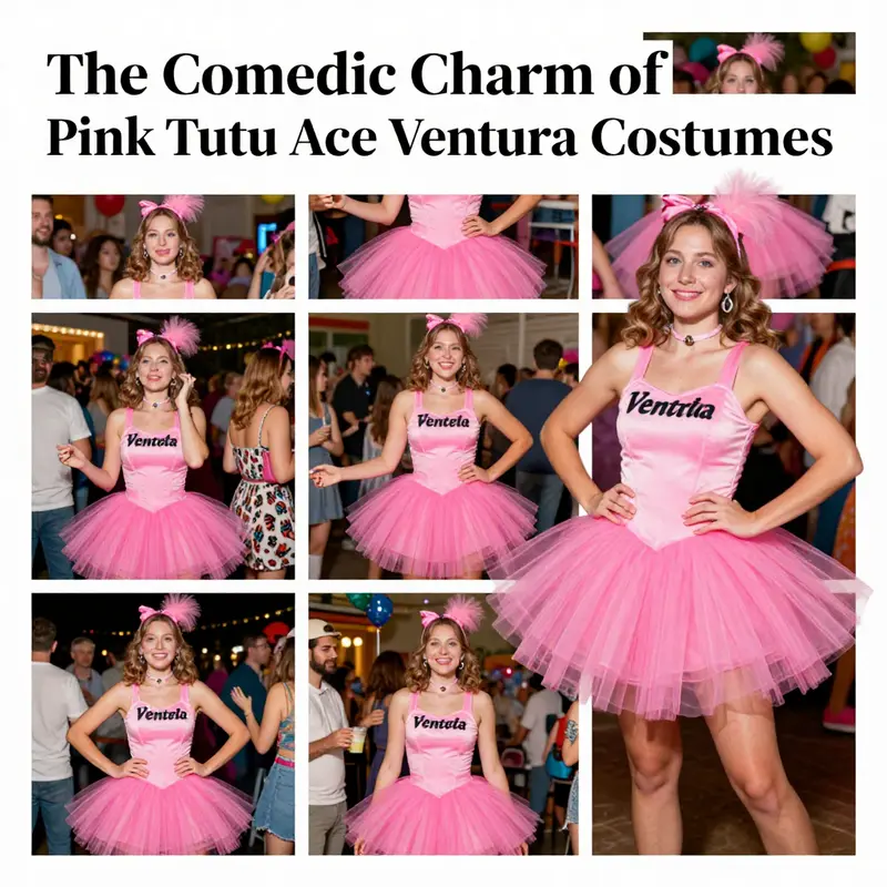 An engaging depiction of the Ace Ventura costume that captures the character’s playful eccentricity.