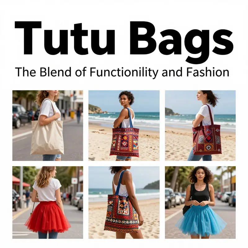 The evolution of the tutu bag highlights its transformation from utility to a fashionable statement.