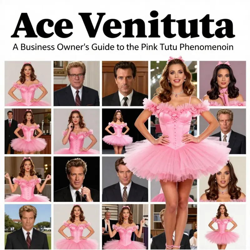 Ace Ventura performs his iconic ballet scene, showcasing his comedic flair.