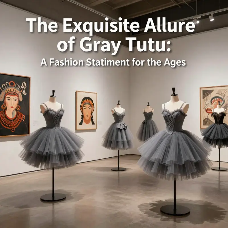 Artisans showcasing their meticulous work in crafting exquisite gray tutus.
