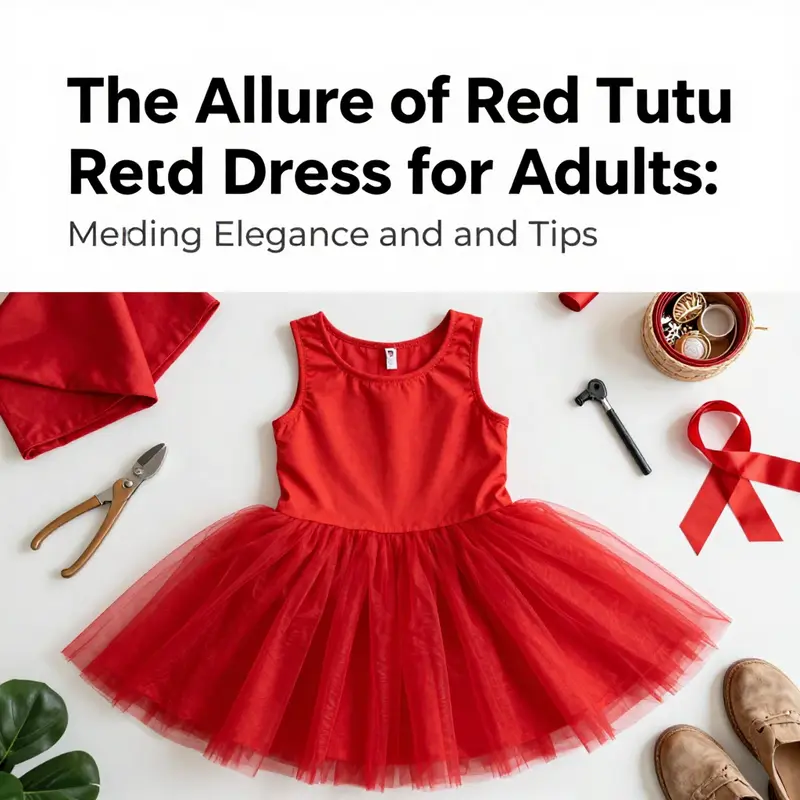Ballet performance highlighting the elegant movement facilitated by a red tutu dress.