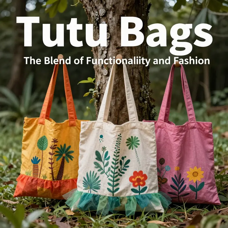 The evolution of the tutu bag highlights its transformation from utility to a fashionable statement.
