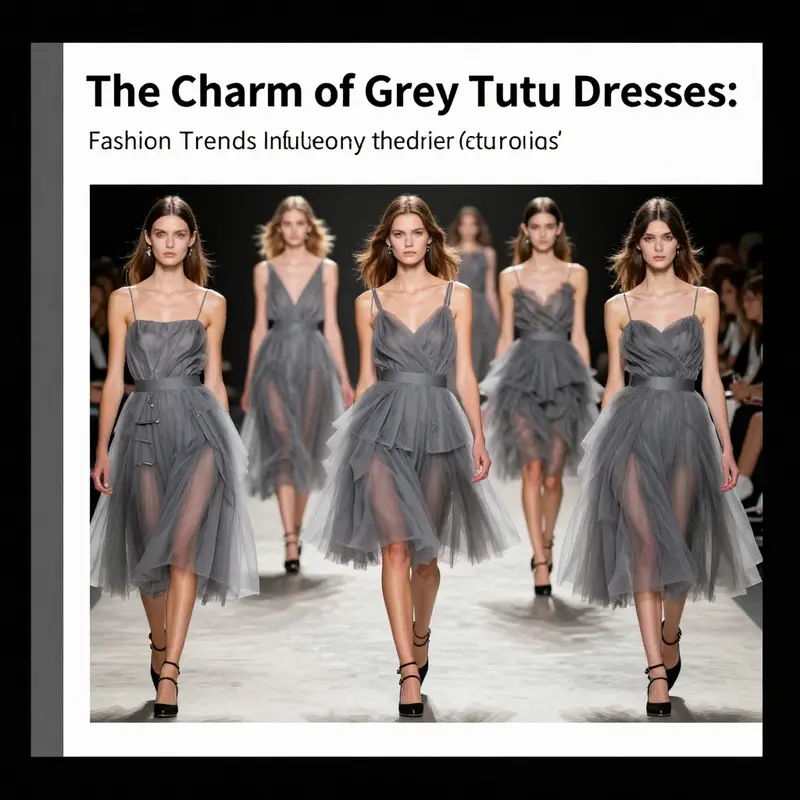 An overview of the stylish features of grey tutu dresses, highlighting elegance and comfort.