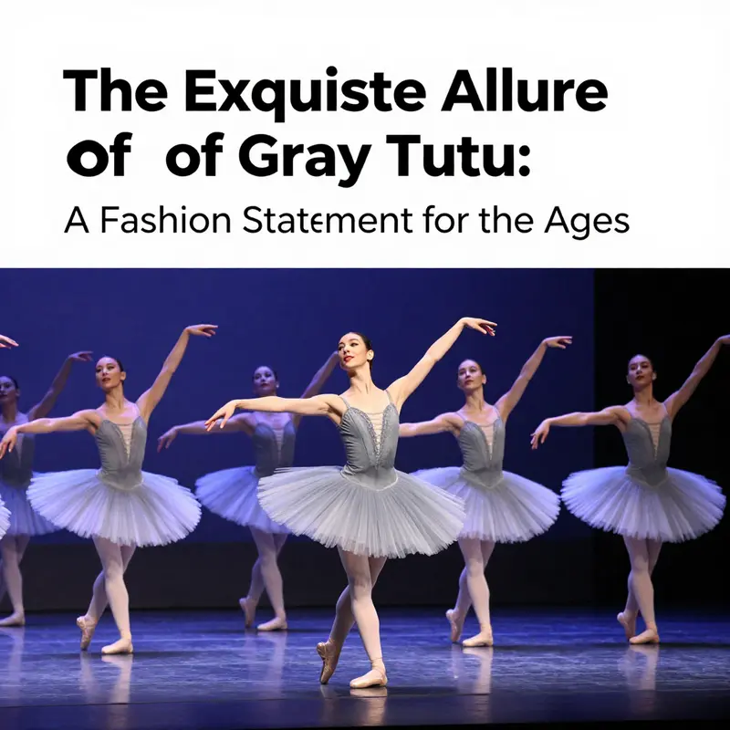 Artisans showcasing their meticulous work in crafting exquisite gray tutus.