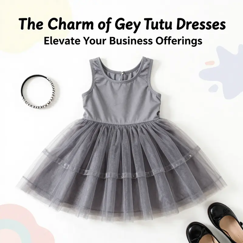 An overview of the stylish features of grey tutu dresses, highlighting elegance and comfort.