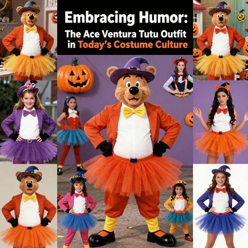 A visual representation of the evolution of Halloween costumes, highlighting Ace Ventura’s unique place in this trend.