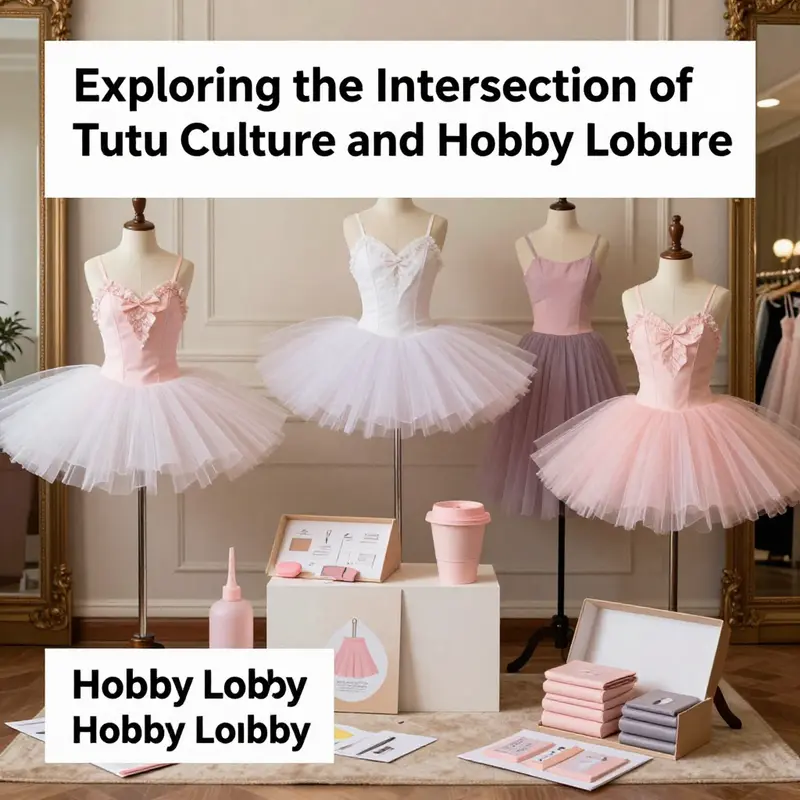 A view of Hobby Lobby’s vibrant crafting aisle dedicated to tutu materials.