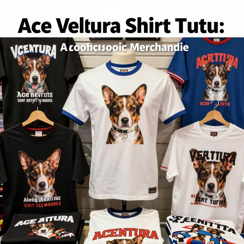The vibrant design of the Ace Ventura Shirt Tutu captures the essence of the beloved character.