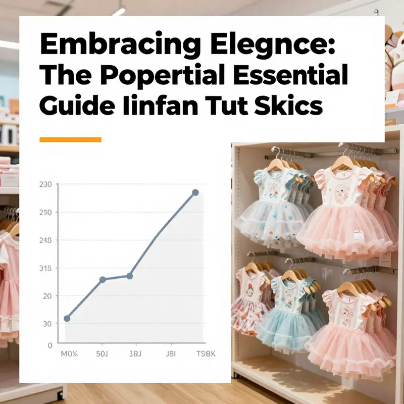 Exploring the soft fabric and layered design of infant tutu skirts.
