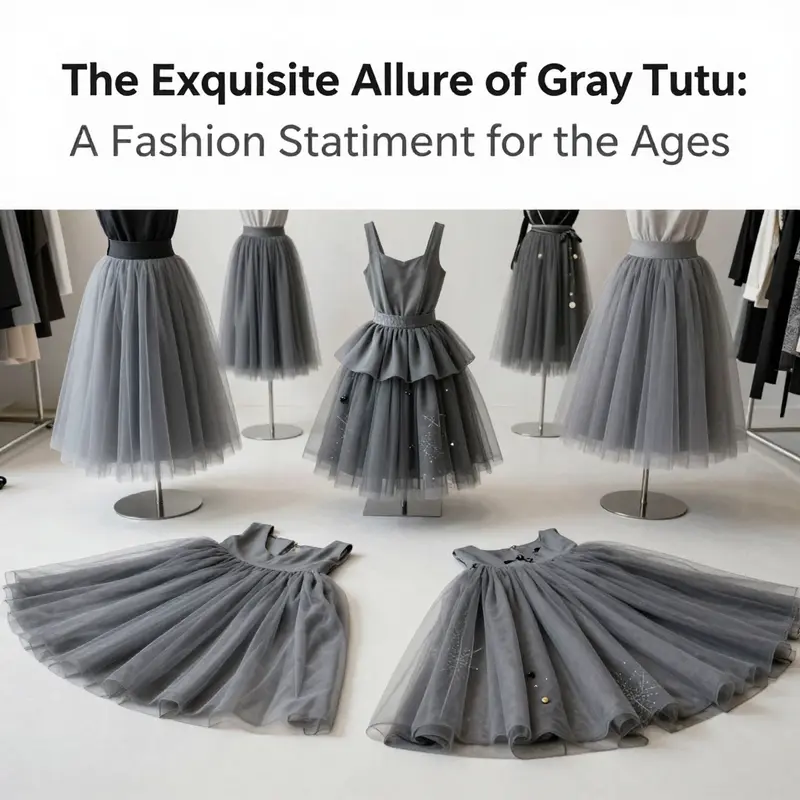 Artisans showcasing their meticulous work in crafting exquisite gray tutus.