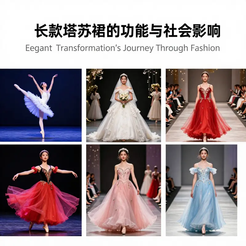 The modern interpretation of the long tutu showcases a blend of classic elegance and contemporary style.