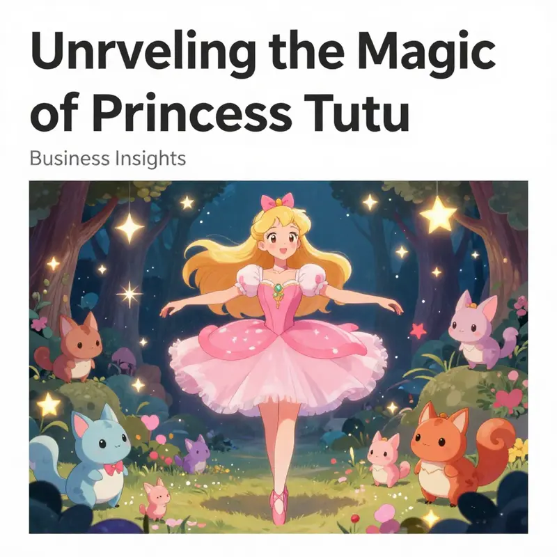 Princess Tutu dances through a realm of magic, soaked in fantastical elements that enhance the narrative.