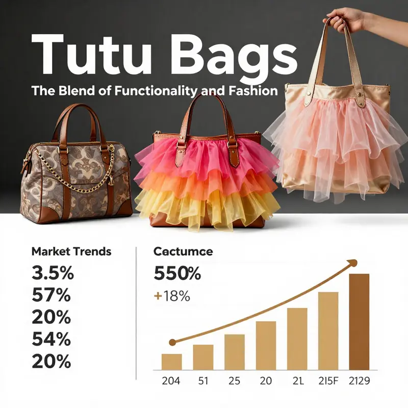 The evolution of the tutu bag highlights its transformation from utility to a fashionable statement.
