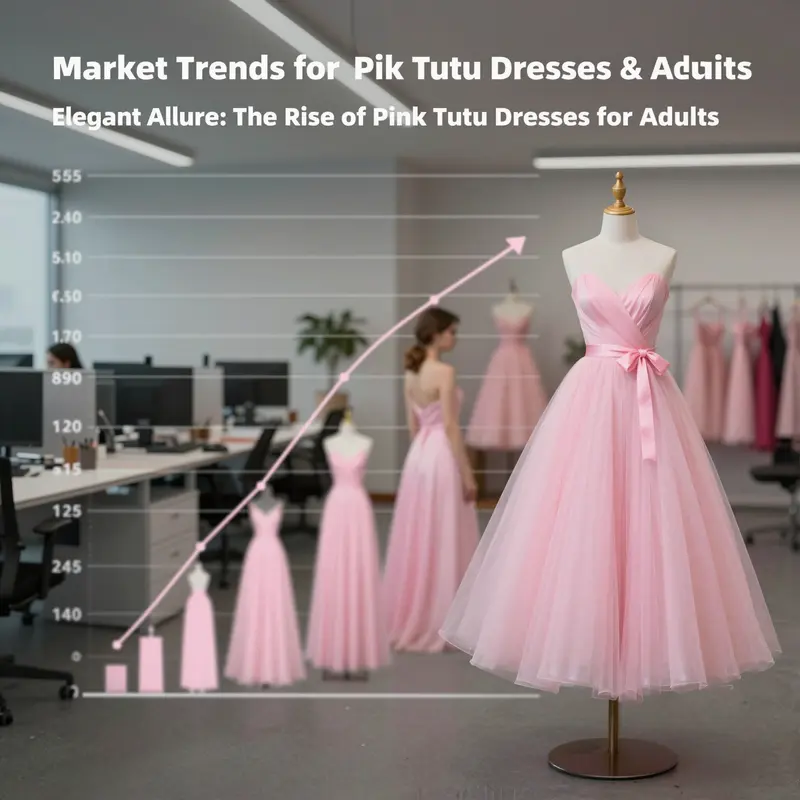 Close-up of a pink tutu dress showcasing its unique design features.