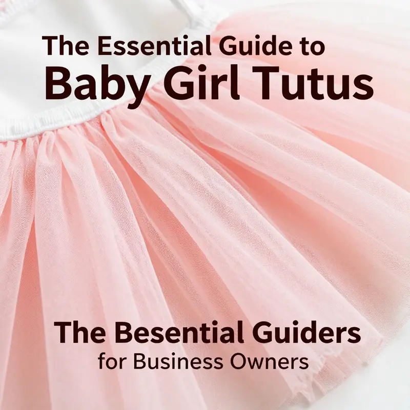 A diverse range of customizable baby girl tutus in various styles and colors.