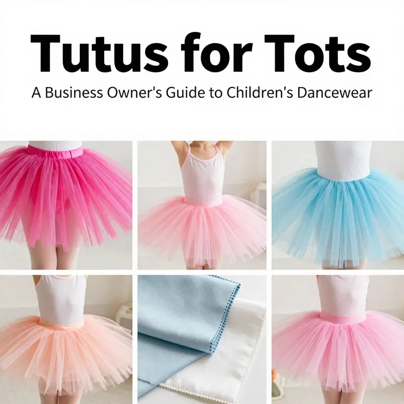 A diverse selection of high-quality materials used in crafting children’s tutus.