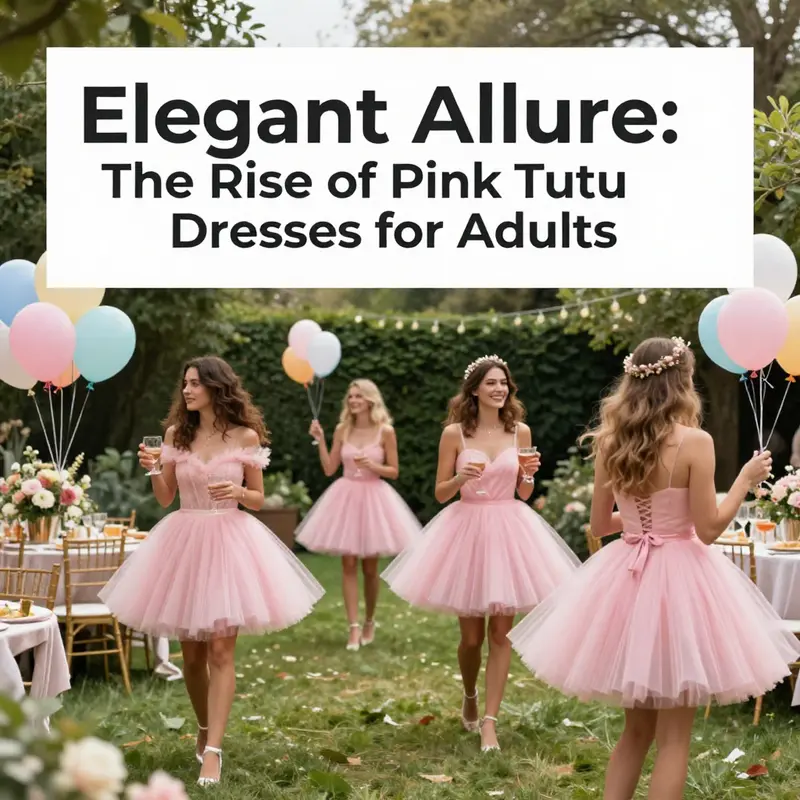Close-up of a pink tutu dress showcasing its unique design features.