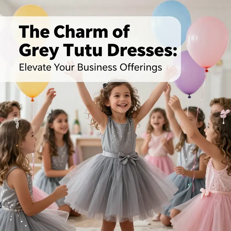 An overview of the stylish features of grey tutu dresses, highlighting elegance and comfort.
