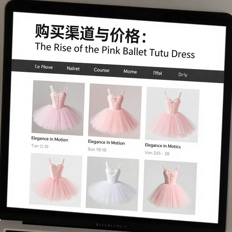 A collection of diverse pink ballet tutu dress styles highlighting market trends.