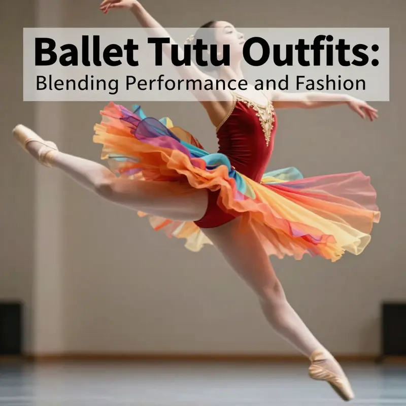 Dancer showcasing the performance-driven features of a high-quality ballet tutu during an elegant leap.
