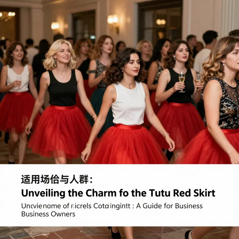 A beautiful collection of red tutu skirts illustrating their versatile styles and captivating designs.