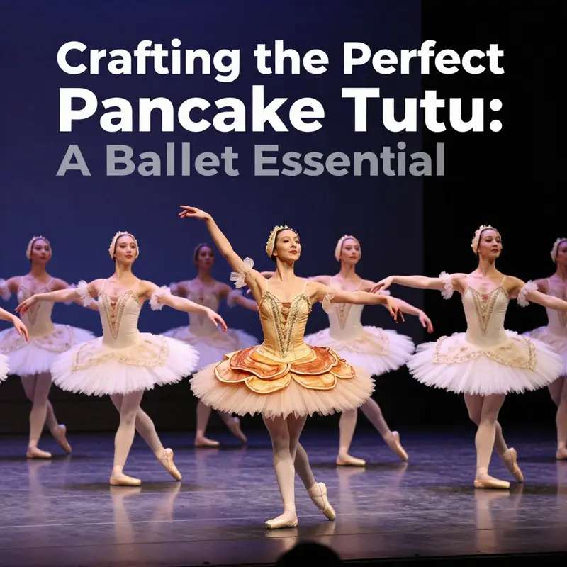 An intricate close-up of a pancake tutu highlighting its unique design and structure.