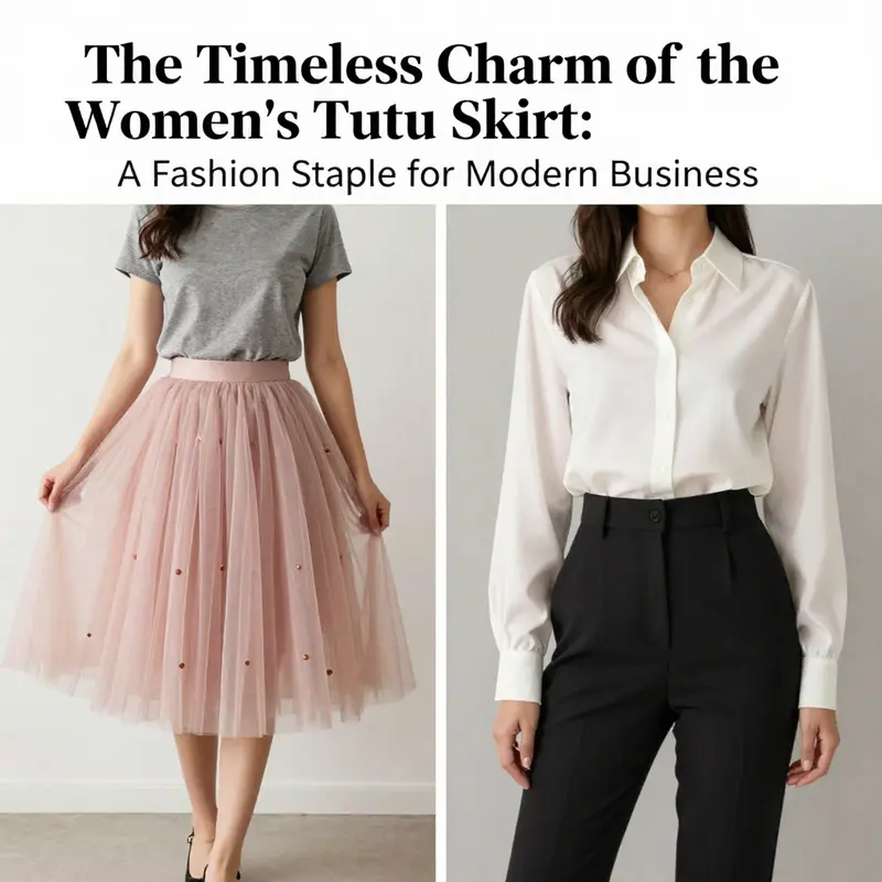 A diverse collection of women’s tutu skirts highlighting their modern styles and vibrant colors.