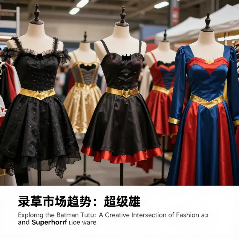 A charming Batgirl costume that symbolizes the fusion of superhero and ballet styles.