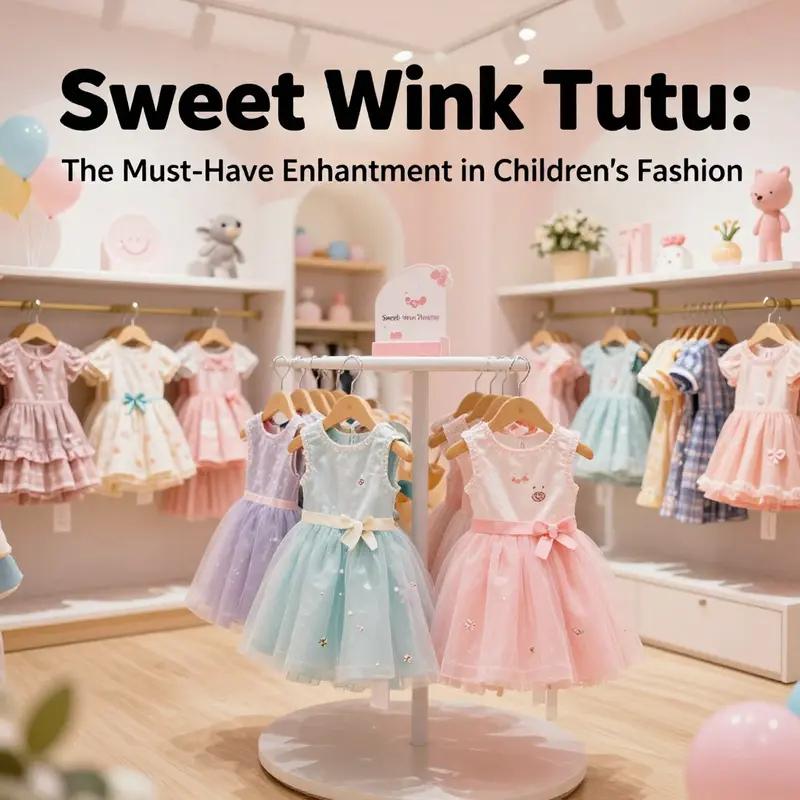 Colorful Sweet Wink Tutu skirts displayed in a charming boutique, capturing the playful essence of children's fashion.