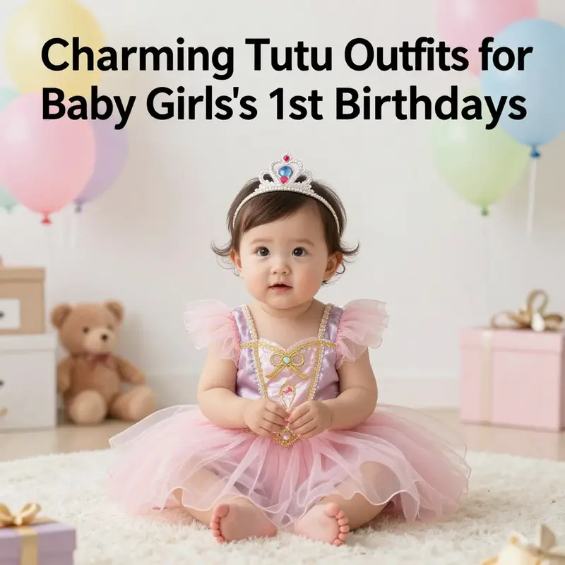 A delightful 3-piece cake smash outfit set perfect for your baby girl’s first birthday.