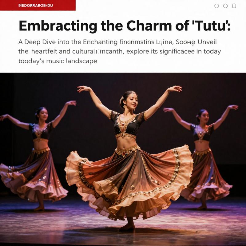 Dancer performing gracefully, symbolizing love and artistry inspired by 'Tutu'.