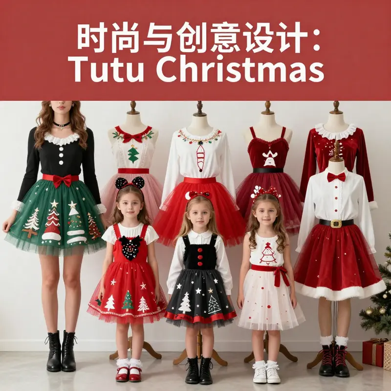A colorful collection of Tutu skirts showcasing the diverse range available for holiday purchasing.