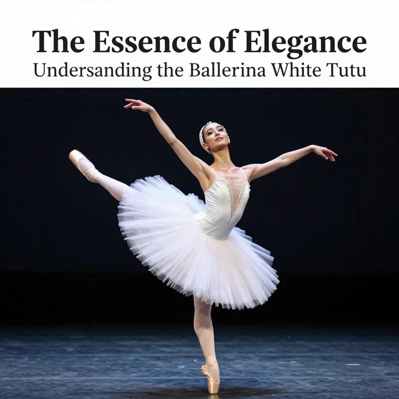 The timeless elegance of white tutus in a classic ballet performance.