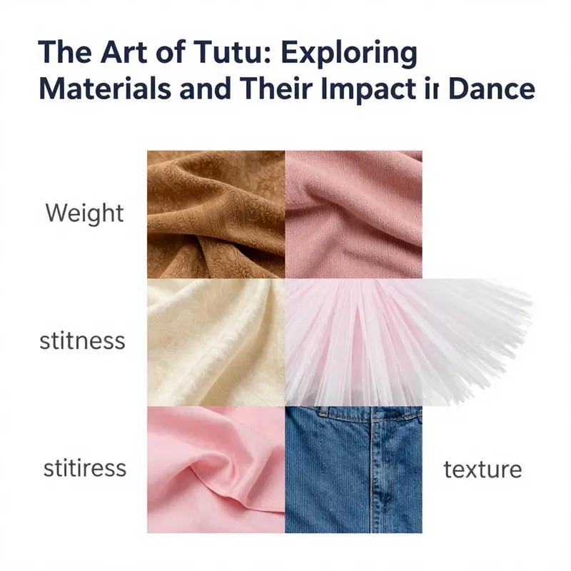 An array of fabrics used in tutu construction showcases versatility and quality.