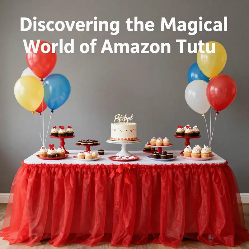 A colorful selection of tutus and dance costumes available on Amazon for children.