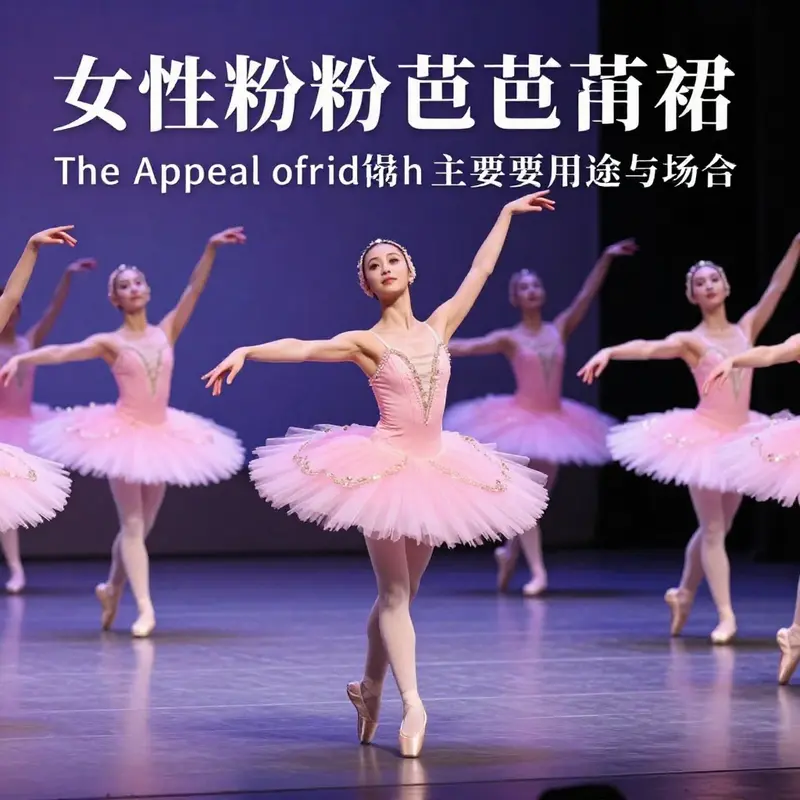 Diverse styles of pink tutu dresses emphasizing their design features and elegance.