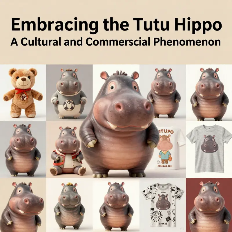 A joyous capture of the Tutu Hippo in the ballet segment from Fantasia, representing creativity and cultural significance.