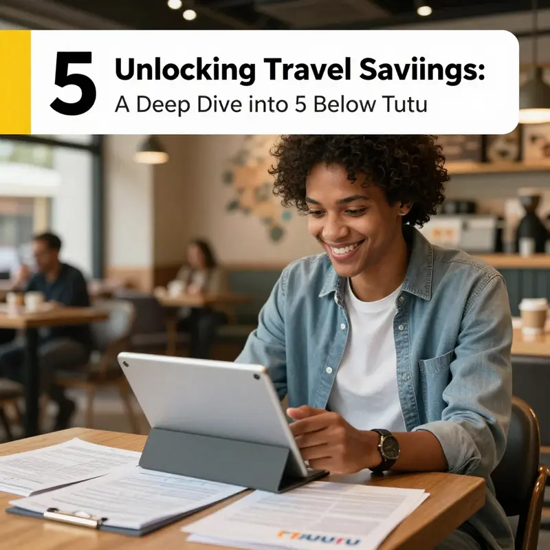 An overview of Tutu.ru’s user-friendly travel booking interface.