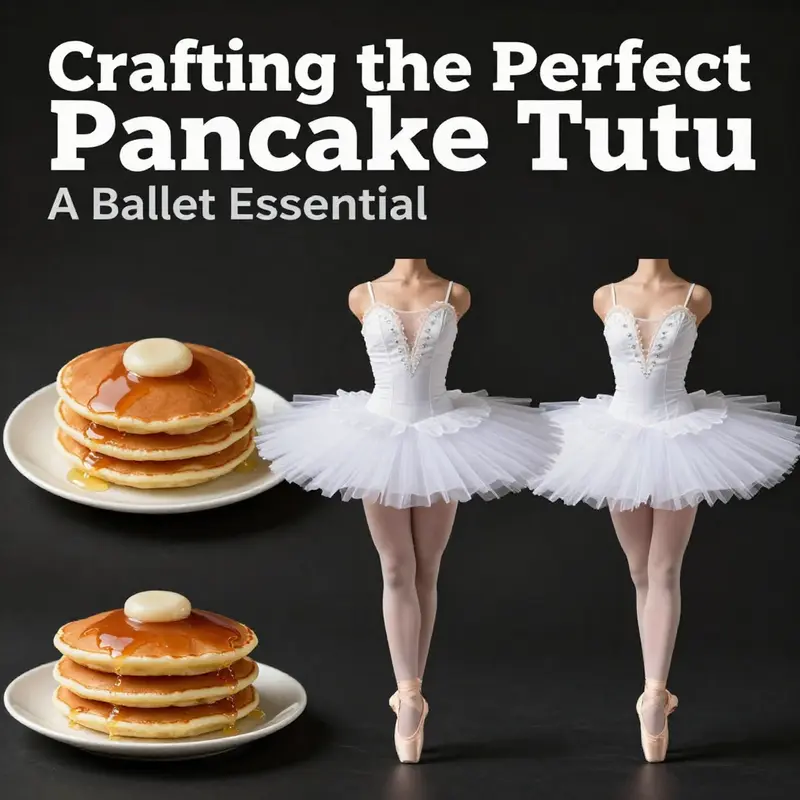An intricate close-up of a pancake tutu highlighting its unique design and structure.