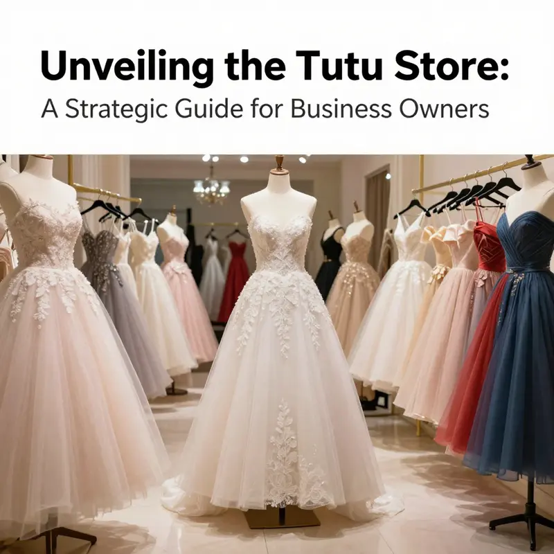 An enticing display of versatile tutu dresses in U-TUTU Store, illustrating product diversity.