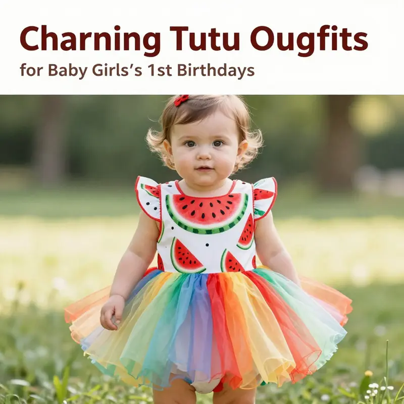 A delightful 3-piece cake smash outfit set perfect for your baby girl’s first birthday.