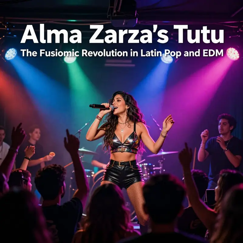 Alma Zarza captivating her audience with the vibrant energy of ‘Tutu’.
